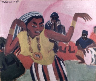 Black Dancer, 1909 by Ernst Ludwig Kirchner